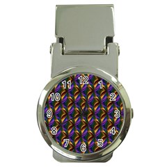 Seamless Prismatic Line Art Pattern Money Clip Watches by Amaryn4rt