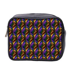 Seamless Prismatic Line Art Pattern Mini Toiletries Bag 2-side by Amaryn4rt