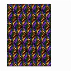 Seamless Prismatic Line Art Pattern Large Garden Flag (two Sides) by Amaryn4rt