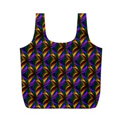 Seamless Prismatic Line Art Pattern Full Print Recycle Bags (m)  by Amaryn4rt