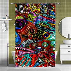 Vector Art Pattern Shower Curtain 48  X 72  (small)  by Amaryn4rt