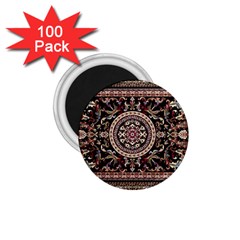 Vectorized Traditional Rug Style Of Traditional Patterns 1 75  Magnets (100 Pack) 