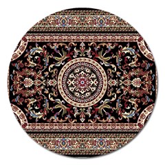 Vectorized Traditional Rug Style Of Traditional Patterns Magnet 5  (round) by Amaryn4rt