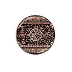 Vectorized Traditional Rug Style Of Traditional Patterns Hat Clip Ball Marker by Amaryn4rt