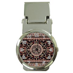 Vectorized Traditional Rug Style Of Traditional Patterns Money Clip Watches by Amaryn4rt