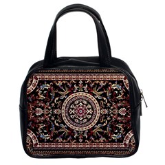 Vectorized Traditional Rug Style Of Traditional Patterns Classic Handbags (2 Sides)