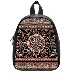 Vectorized Traditional Rug Style Of Traditional Patterns School Bags (small) 