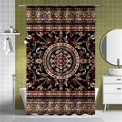 Vectorized Traditional Rug Style Of Traditional Patterns Shower Curtain 48  X 72  (small) 