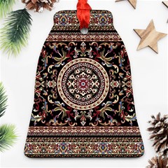 Vectorized Traditional Rug Style Of Traditional Patterns Bell Ornament (two Sides)