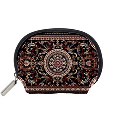 Vectorized Traditional Rug Style Of Traditional Patterns Accessory Pouches (small)  by Amaryn4rt