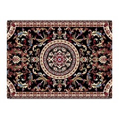 Vectorized Traditional Rug Style Of Traditional Patterns Double Sided Flano Blanket (mini)  by Amaryn4rt