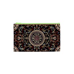 Vectorized Traditional Rug Style Of Traditional Patterns Cosmetic Bag (xs) by Amaryn4rt