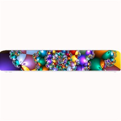 Rainbow Spiral Beads Small Bar Mats by WolfepawFractals