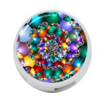 Rainbow Spiral Beads 4-Port USB Hub (Two Sides)  Front