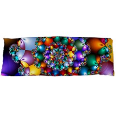 Rainbow Spiral Beads Body Pillow Case (dakimakura) by WolfepawFractals