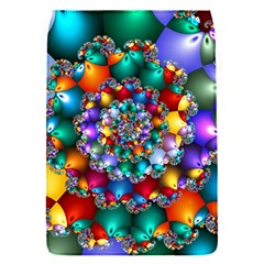 Rainbow Spiral Beads Flap Covers (s)  by WolfepawFractals