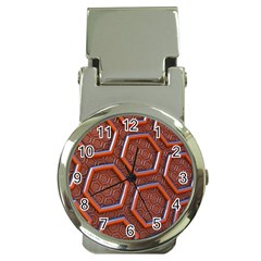 3d Abstract Patterns Hexagons Honeycomb Money Clip Watches