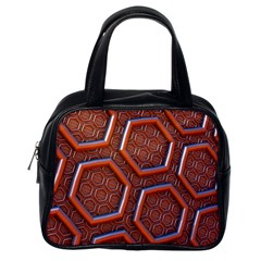 3d Abstract Patterns Hexagons Honeycomb Classic Handbags (one Side) by Amaryn4rt