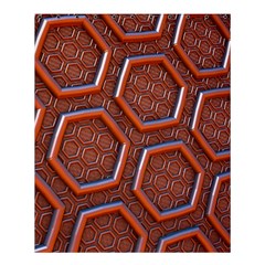 3d Abstract Patterns Hexagons Honeycomb Shower Curtain 60  X 72  (medium)  by Amaryn4rt