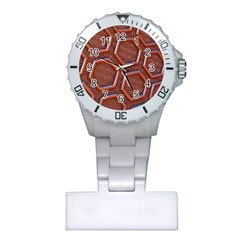 3d Abstract Patterns Hexagons Honeycomb Plastic Nurses Watch