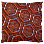 3d Abstract Patterns Hexagons Honeycomb Standard Flano Cushion Case (Two Sides) Front