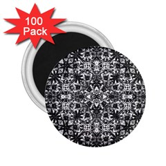 Modern Oriental Pattern 2 25  Magnets (100 Pack)  by dflcprints