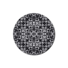 Modern Oriental Pattern Rubber Coaster (round) 