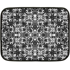 Modern Oriental Pattern Fleece Blanket (mini) by dflcprints