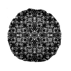 Modern Oriental Pattern Standard 15  Premium Round Cushions by dflcprints