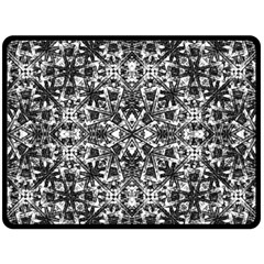 Modern Oriental Pattern Double Sided Fleece Blanket (large)  by dflcprints