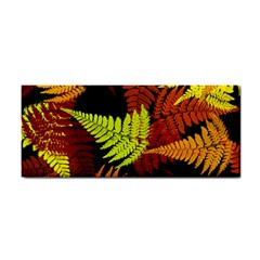 3d Red Abstract Fern Leaf Pattern Cosmetic Storage Cases by Amaryn4rt