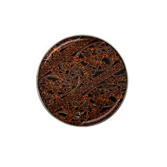 Art Traditional Indonesian Batik Pattern Hat Clip Ball Marker (4 Pack)