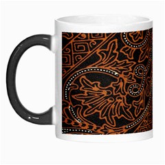 Art Traditional Indonesian Batik Pattern Morph Mugs by Amaryn4rt