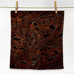 Art Traditional Indonesian Batik Pattern Face Towel by Amaryn4rt