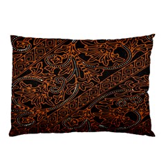 Art Traditional Indonesian Batik Pattern Pillow Case by Amaryn4rt