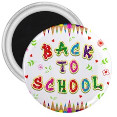 Back To School 3  Magnets