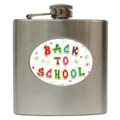 Back To School Hip Flask (6 Oz) by Amaryn4rt