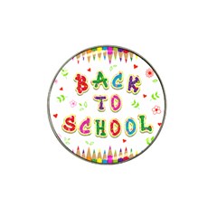 Back To School Hat Clip Ball Marker by Amaryn4rt