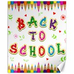 Back To School Canvas 11  x 14   10.95 x13.48  Canvas - 1