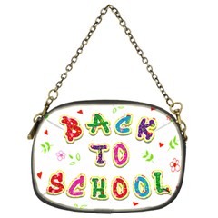 Back To School Chain Purses (one Side)  by Amaryn4rt