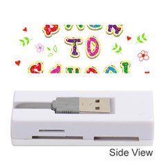 Back To School Memory Card Reader (stick)  by Amaryn4rt