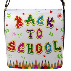 Back To School Flap Messenger Bag (s) by Amaryn4rt