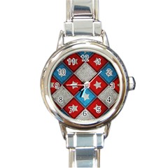 Atar Color Round Italian Charm Watch