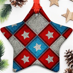 Atar Color Star Ornament (two Sides) by Amaryn4rt