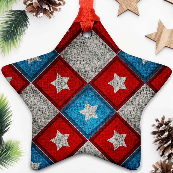 Atar Color Star Ornament (Two Sides)