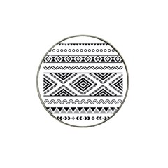 Aztec Pattern Hat Clip Ball Marker