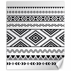 Aztec Pattern Canvas 8  X 10  by Amaryn4rt