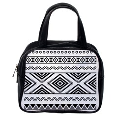 Aztec Pattern Classic Handbags (one Side)