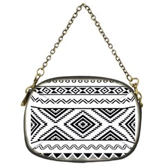 Aztec Pattern Chain Purses (one Side)  by Amaryn4rt