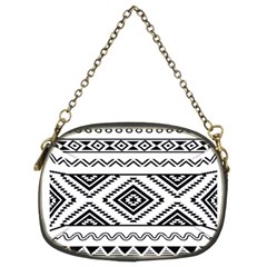 Aztec Pattern Chain Purses (two Sides)  by Amaryn4rt